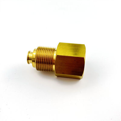 Customized Precision Brass Nipple for Condition and Rohs Certified CNC Machining