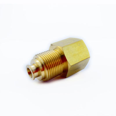 Metal Processing Machinery Parts Customized Precision Machining Brass Bleeding Nipple